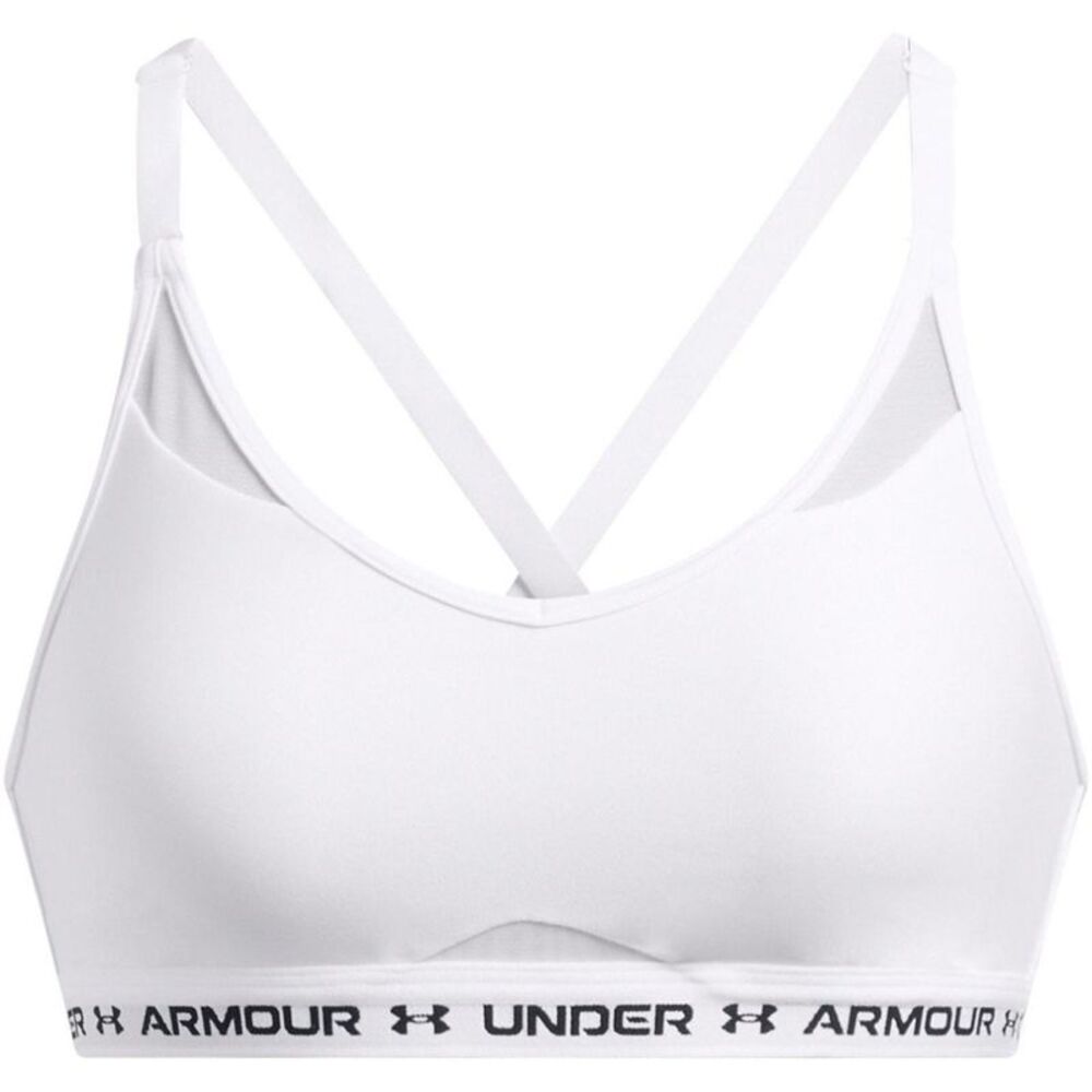 Under Armour Womens/Ladies Cross Back Sports Bra / White